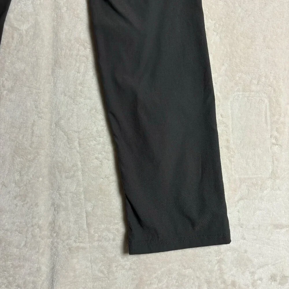 Prana‎ Womens Brion II 5-Pocket Pants Grey Lightweight Straight Fit Nylon 33x27
